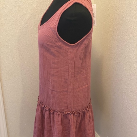 2 FOR $25 DREW PINK FLOWY DRESS SLEEVELESS COTTON SIZE XS NEW $210 - Picture 2 of 7